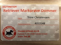 dommerkort, officiel dommer DRK markprøve og workingtest